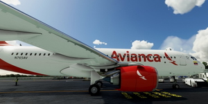 [A32NX] FlyByWire | Airbus A320neo AVIANCA N765AV in 8k  thumbnail 8