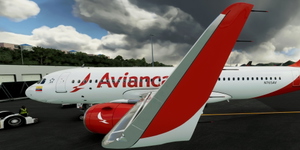 [A32NX] FlyByWire | Airbus A320neo AVIANCA N765AV in 8k  thumbnail 5