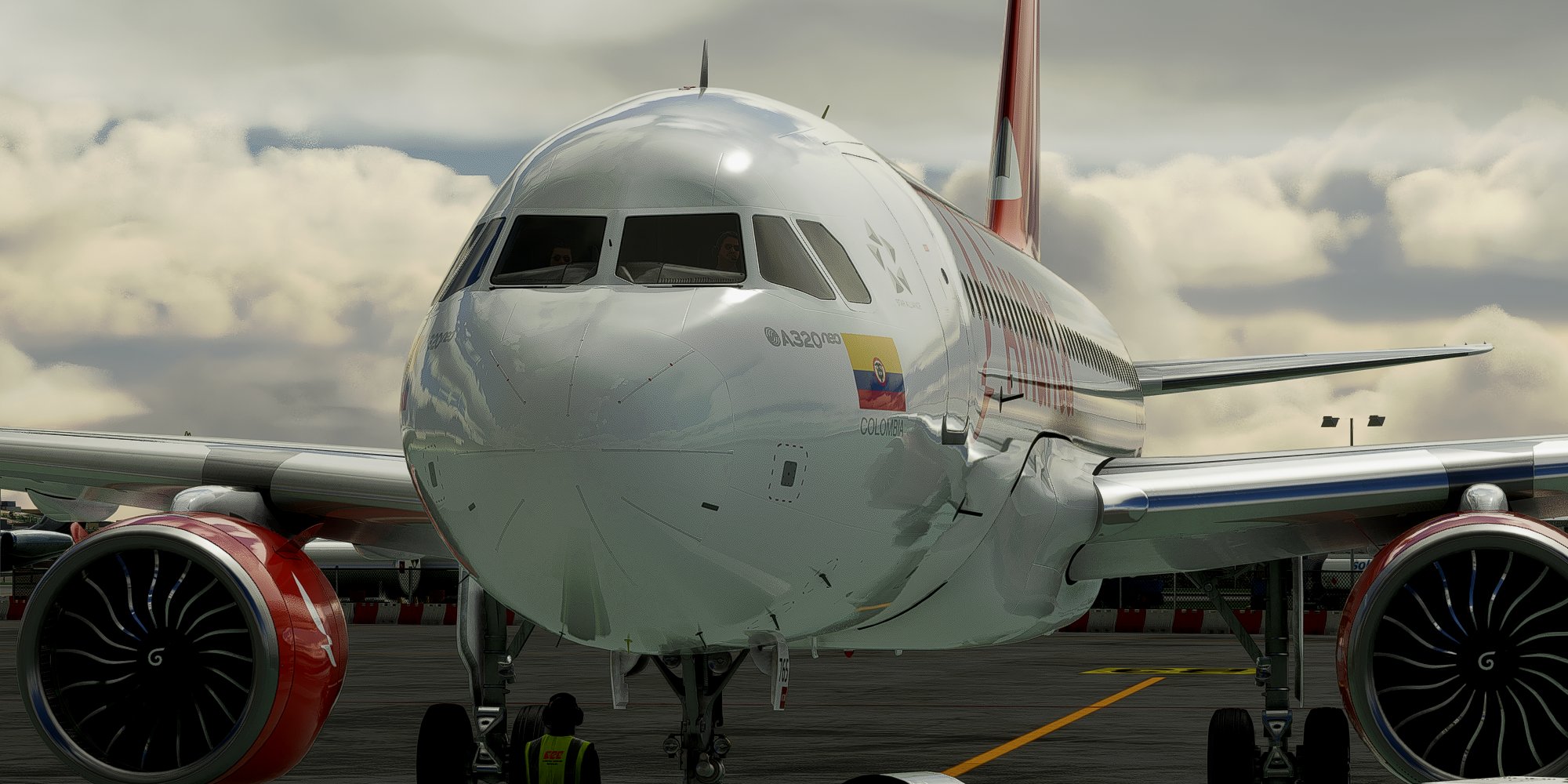 [A32NX] FlyByWire | Airbus A320neo AVIANCA N765AV in 8k  - Image 1