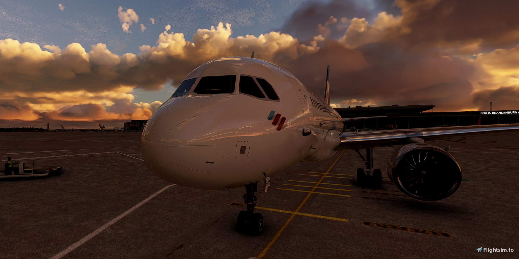 [A32NX] FlyByWire | Airbus A320neo Eurowings D-AEWW in 8k - Image 1