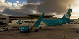 [A32NX] FlyByWire | Airbus A320neo FrenchBee F-HXES in 8k thumbnail 5