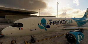 [A32NX] FlyByWire | Airbus A320neo FrenchBee F-HXES in 8k thumbnail 2