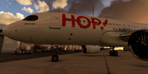 [A32NX] FlyByWire | Airbus A320neo HOP! Airlines F-HBSD in 6k thumbnail 2