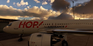 [A32NX] FlyByWire | Airbus A320neo HOP! Airlines F-HBSD in 6k thumbnail 3
