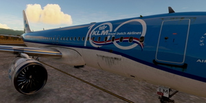 [A32NX] FlyByWire | Airbus A320neo KLM Royal Dutch Airlines PH-KLM Dirty in 8k  thumbnail 10