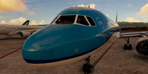 [A32NX] FlyByWire | Airbus A320neo KLM Royal Dutch Airlines PH-KLM Dirty in 8k  thumbnail 1