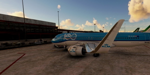 [A32NX] FlyByWire | Airbus A320neo KLM Royal Dutch Airlines PH-KLM Dirty in 8k  thumbnail 5