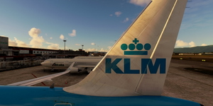 [A32NX] FlyByWire | Airbus A320neo KLM Royal Dutch Airlines PH-KLM Dirty in 8k  thumbnail 8