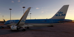 [A32NX] FlyByWire | Airbus A320neo KLM Royal Dutch Airlines PH-KLM in 8k thumbnail 4
