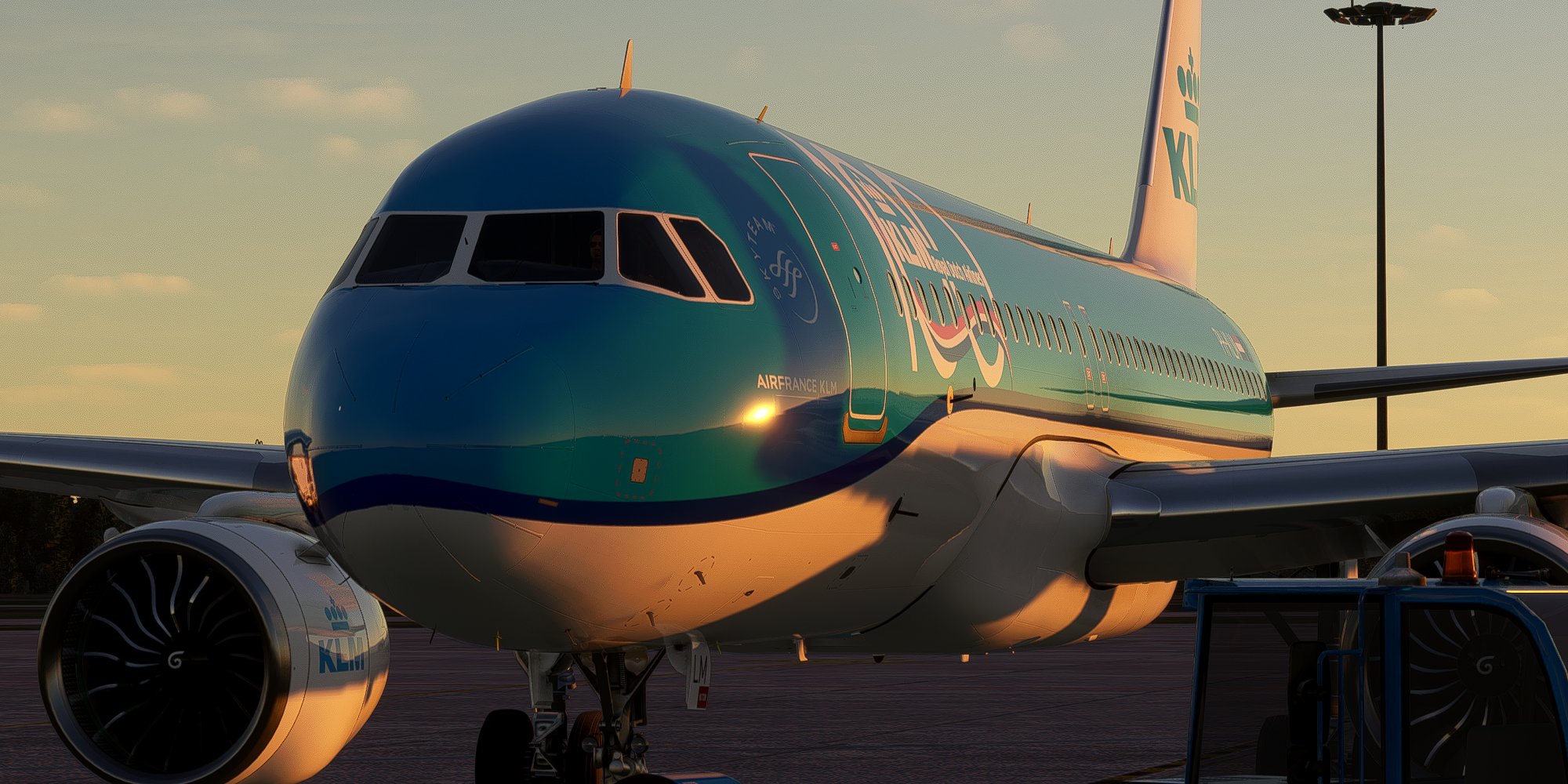 [A32NX] FlyByWire | Airbus A320neo KLM Royal Dutch Airlines PH-KLM in 8k - Image 1