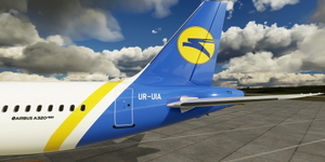 [A32NX] FlyByWire | Airbus A320neo UKRAINE INTERNATIONAL AIRLINES UR-UIA in 8k thumbnail 5