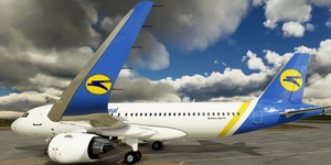 [A32NX] FlyByWire | Airbus A320neo UKRAINE INTERNATIONAL AIRLINES UR-UIA in 8k thumbnail 4