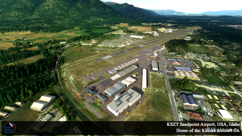 KSZT_Sandpoint_airport_v1.1 for Microsoft Flight Simulator MSFS