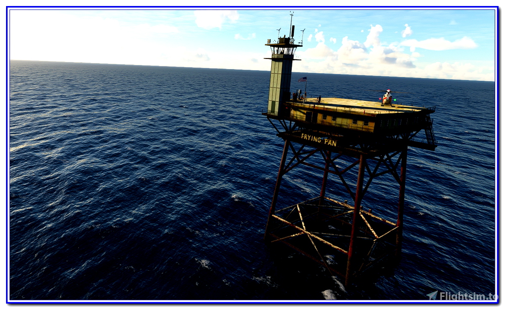 Frying Pan Tower (Helipad) for Microsoft Flight Simulator MSFS