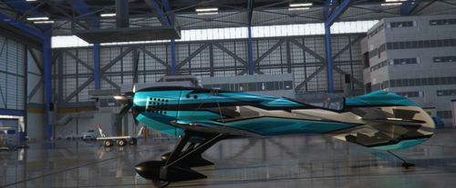 Gee bee R3 Special Blue Camouflage Livery