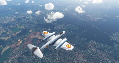 Gloster Meteor Mk.8 Belgian Air Force 350 Sqn MN-S