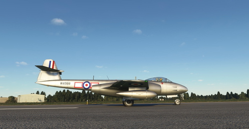 Gloster Meteor Mk.8 RAF No.1 Sqn WA988
