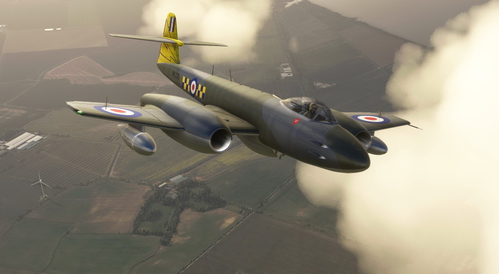 Gloster Meteor Mk.8 RAF No.245 Sqn WL135