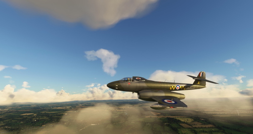 Gloster Meteor Mk.8 RAF No.74 Sqn WL164