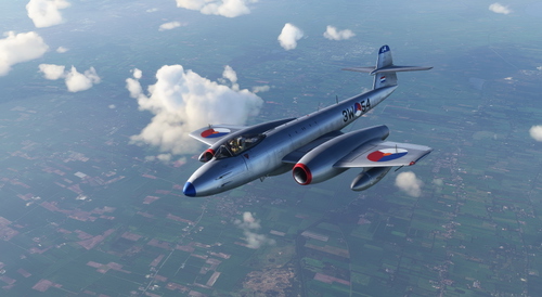 Gloster Meteor Mk.8 Royal Dutch Air Force 3W-54