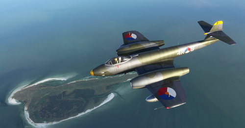 Gloster Meteor Mk.8 Royal Dutch Air Force 4R-9