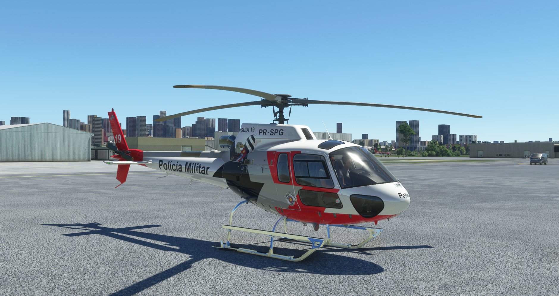 Águia 19 | SP's Military Police | PR-SPG | RotorSimPilot H125 | 8K Resolution - Image 1