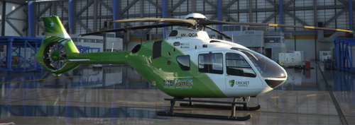 H135 Ashes Cricket Liveries – Australia Livery 8K
