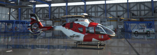 H135 Ashes Cricket Liveries – England Livery 8K