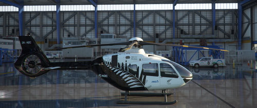 H135 Cricket Liveries - New Zealand Black Caps 8K