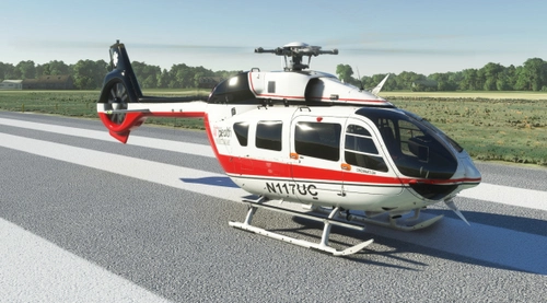 H145 Civil B7 University of Cincinnati Air Care Retro Paint.