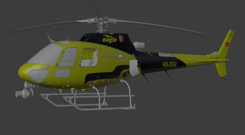 HB-ZGV Eagle Helicopter