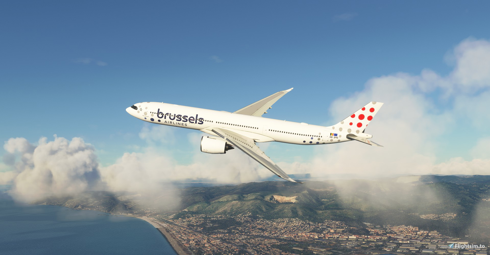 Brussels Airlines "2021 livery" "bigger logo" Headwind A330-900 - Image 1