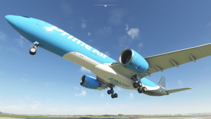 Headwind A330-900neo Prime Air Blue & White with & without mask 8K thumbnail 10