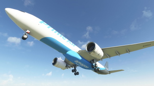 Headwind A330-900neo Prime Air Blue & White with & without mask 8K thumbnail 5