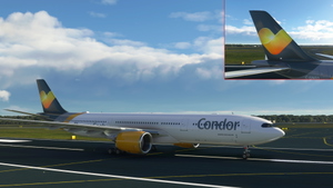 Headwind A330-900neo Condor, Condor New & Condor Blue with & without mask 8K thumbnail 2