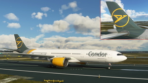 Headwind A330-900neo Condor, Condor New & Condor Blue with & without mask 8K thumbnail 4