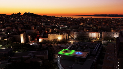 Hélipad de l'Hopital de la Timone (Marseille,HTIM)