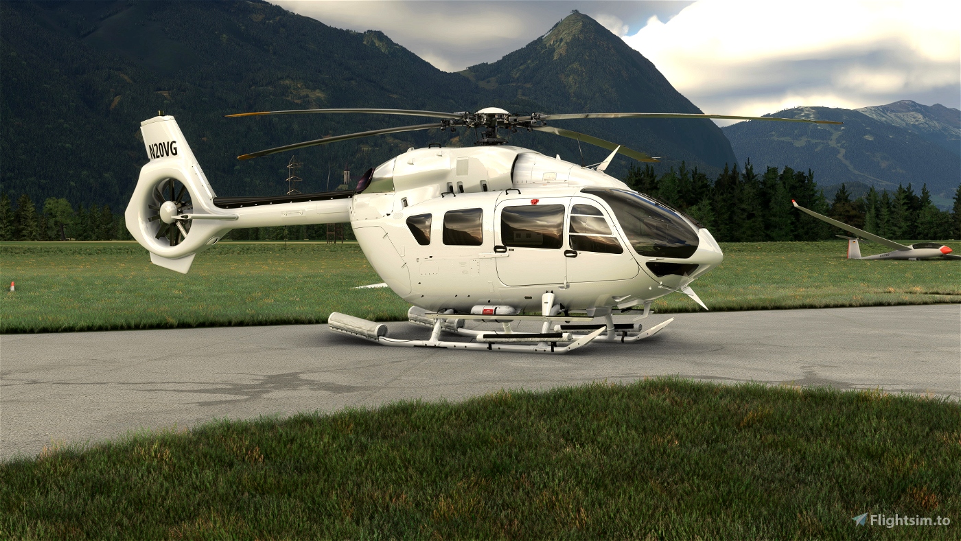 HPG Airbus H145 Luxaviation Alliance 8K, Simulator Flight (Real, for MSFS N20VG 2 | Microsoft VARIANTS!)