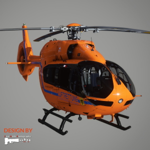 HPG H145 Base Pack Livery - All 12 BMI Luftrettung Helicopters - CIV Variant thumbnail 2