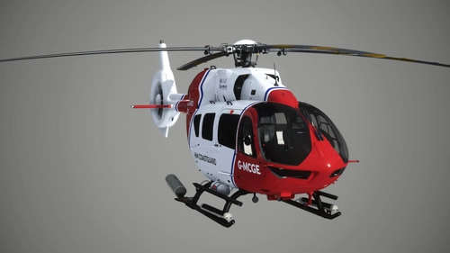 HPG H145 Base Pack Livery - HM Coast Guard (UK) - operated by Bristow - Civ / Lux Variant
