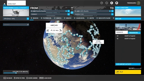 In 435 Flights around the World