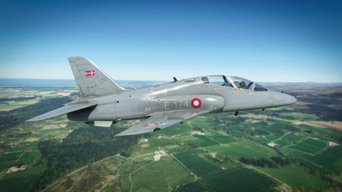 Just Flight Hawk T1 Danish Air Force Livery.