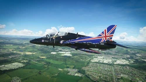 Just Flight Hawk T1 Royal Air Force RAF XX245 Benevolent Fund.