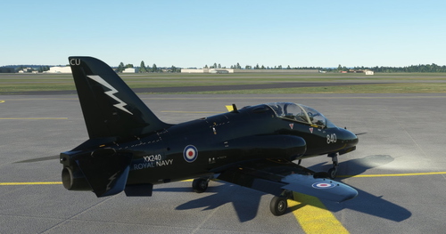 Just Flight Hawk T1 Royal Navy 736 NAS XX240 Repaint