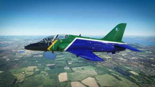 Just Flight Hawk T1 South African Air Force SAAF Flag Livery.