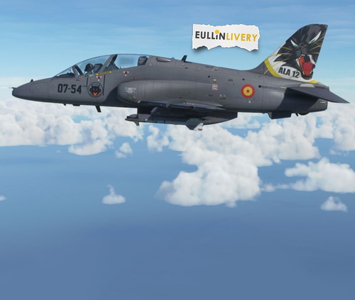 Justflight hawk t1/A "ALA 12 gris" (Ficticia - Fictional)