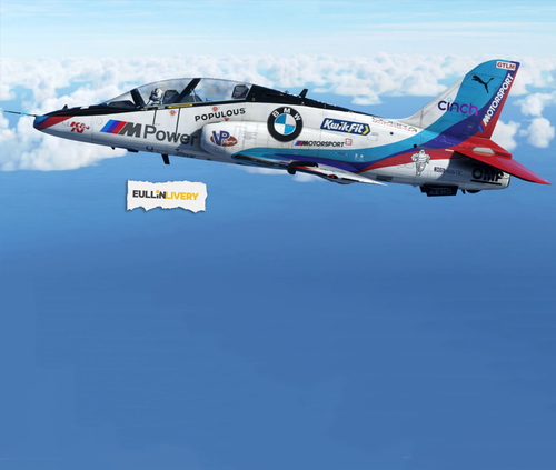 Justflight hawk t1/A "BMW SPORT" (Ficticia - Fictional)