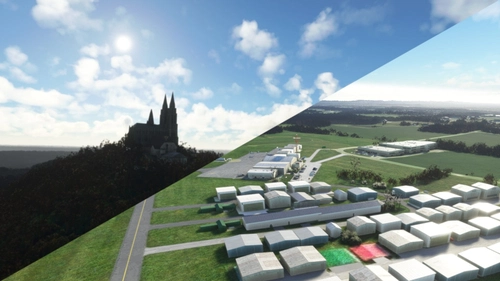 KHXF - Hartford Municipal Airport (Wisconsin) plus Holy Hill Basilica