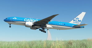 KLM Cargo "2014 livery" CaptainSim 777-200F thumbnail 7