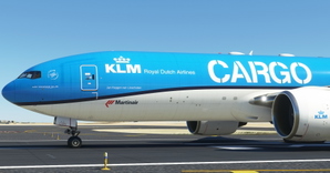 KLM Cargo "2014 livery" CaptainSim 777-200F thumbnail 3